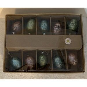 Lucuma Designs Peruvian Carved Gourd Art 10 Pastel Glow Easter Light Set NEW PKG